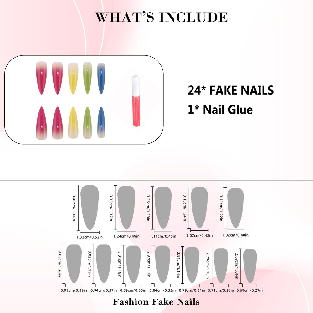 IMRAIN hand applying a press-on nail demonstrating easy stick-on use and quick salon-style result