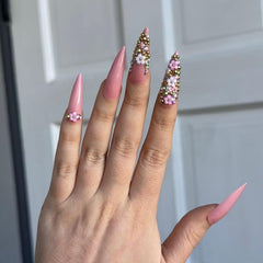 IMRAIN nails worn on hand in lifestyle scene displaying elegant look for events