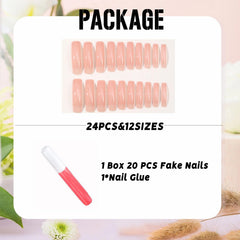 IMSOHOT application image with glue and press on nail illustrating easy salon-style application