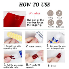 IMSOHOT nail being trimmed showing easy customization and comfort