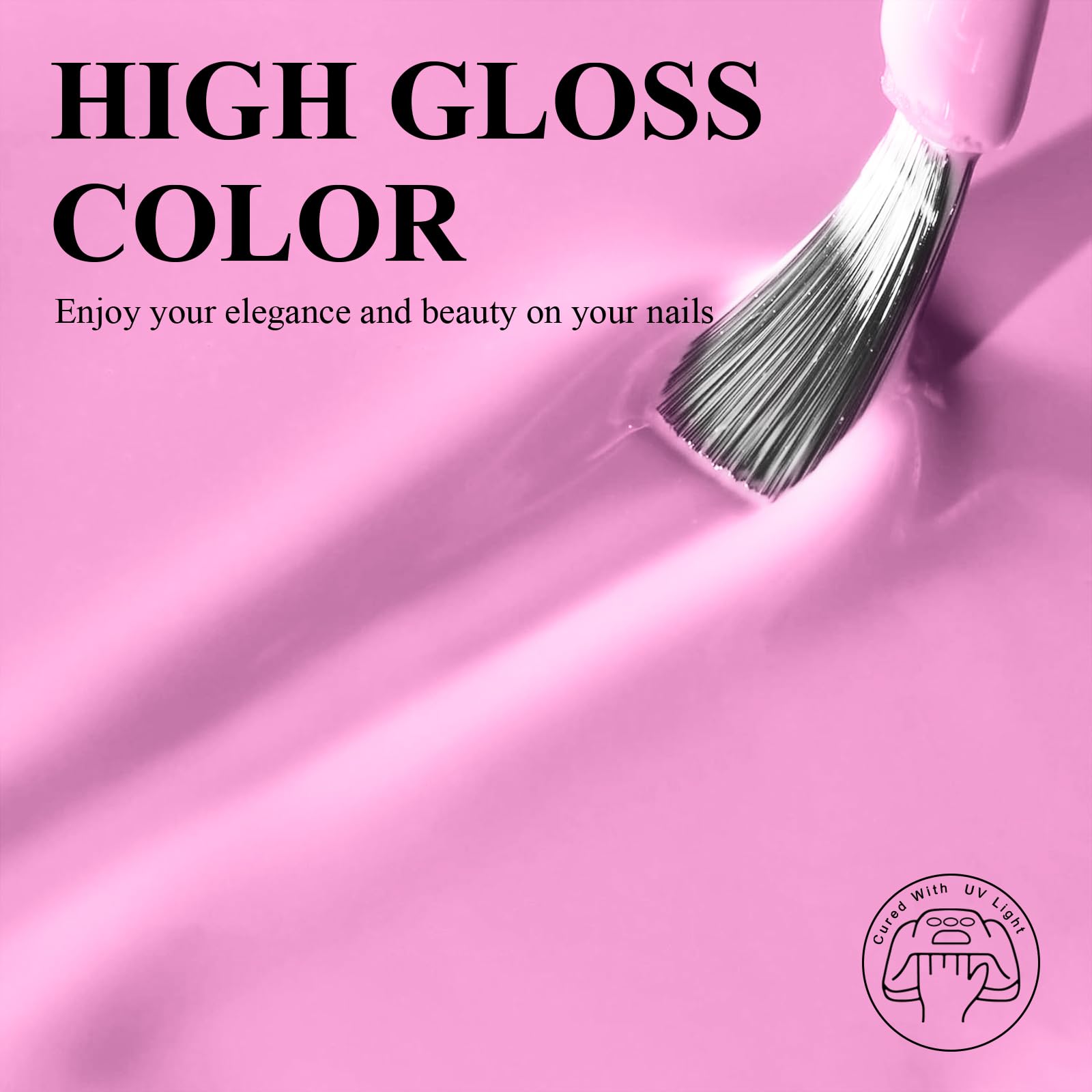 Macro of Imtiti gel surface reflecting high-gloss shine and smooth texture