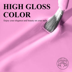Macro of Imtiti gel surface reflecting high-gloss shine and smooth texture