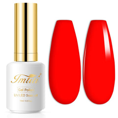Imtiti bottle front neon red showing vibrant color and generous 15ml size