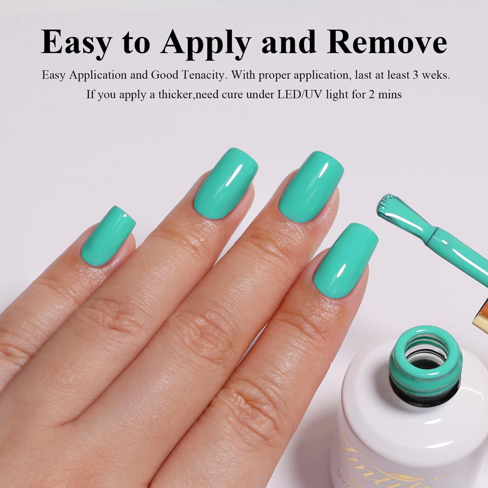 Imtiti manicure in use on nails showing glossy finish and event-ready look