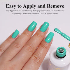 Imtiti manicure in use on nails showing glossy finish and event-ready look