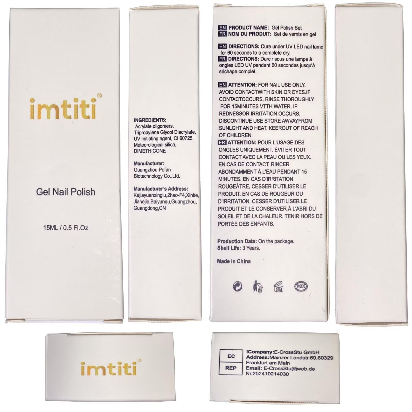 Imtiti packaging and contents display showing included 10ml bottle and presentation