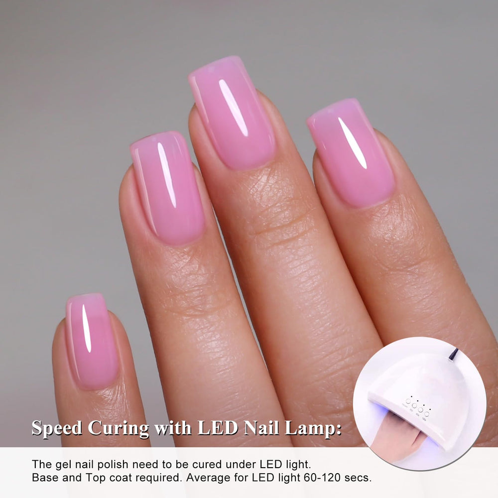 Imtiti gel texture closeup displaying sheer jelly consistency for layering