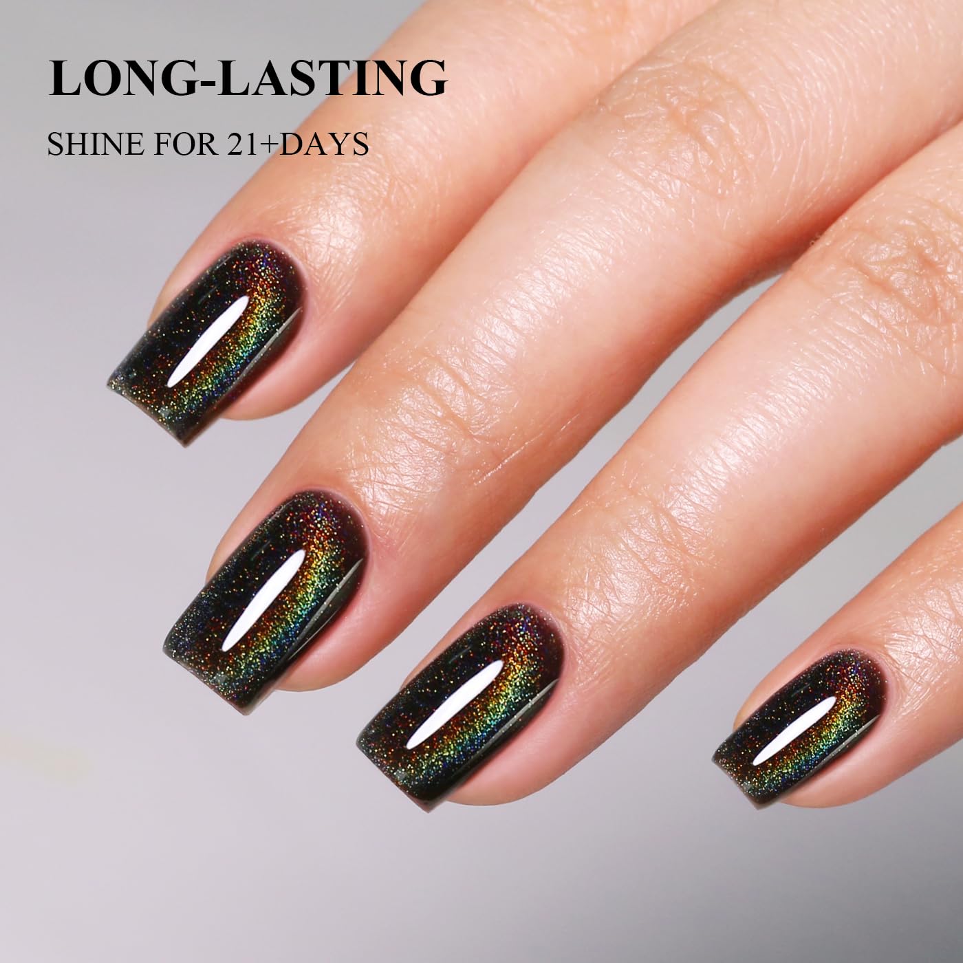 Imtiti lifestyle shot of woman displaying nails highlighting salon-quality results