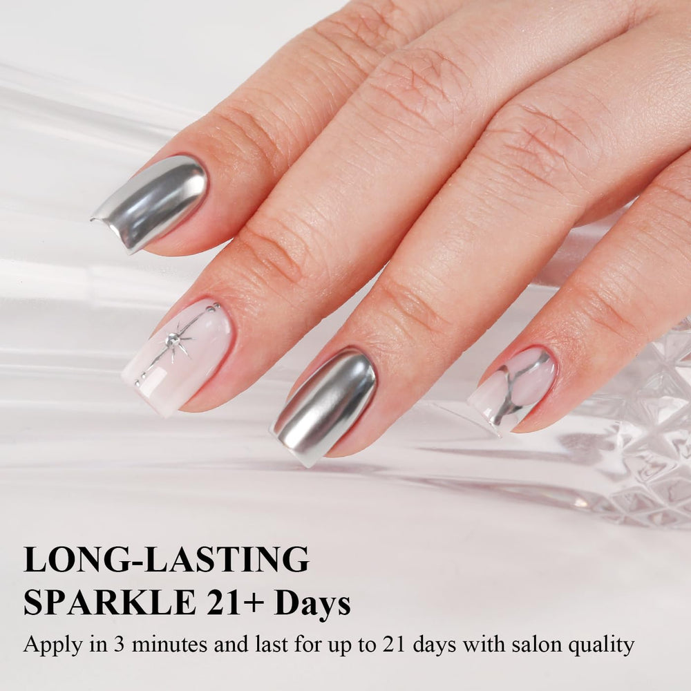 Imtiti closeup of nail reflective mirror finish for standout shine