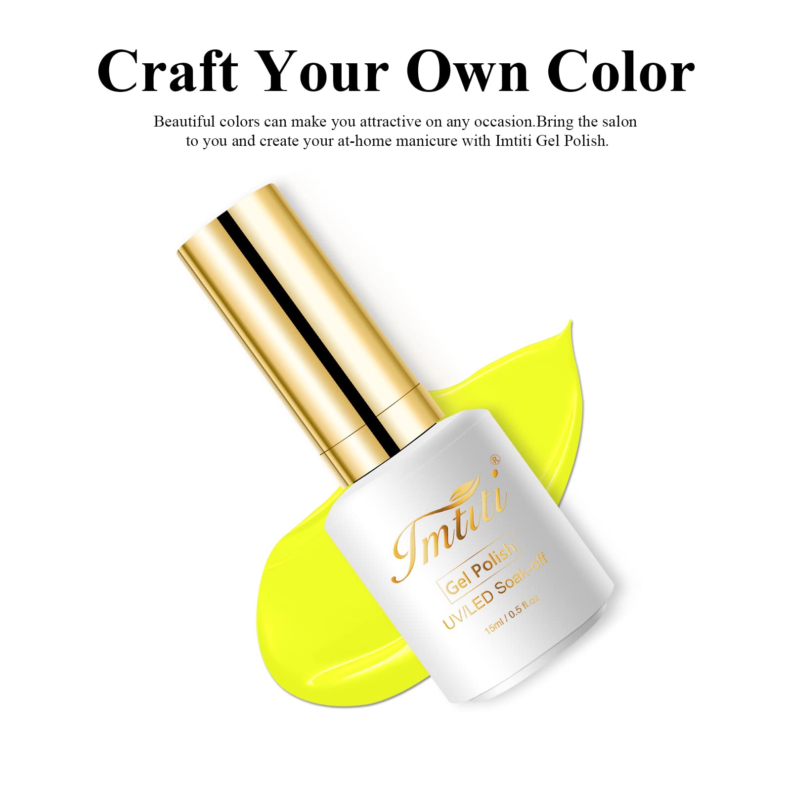 Imtiti brush and cap detail demonstrating smooth, even application