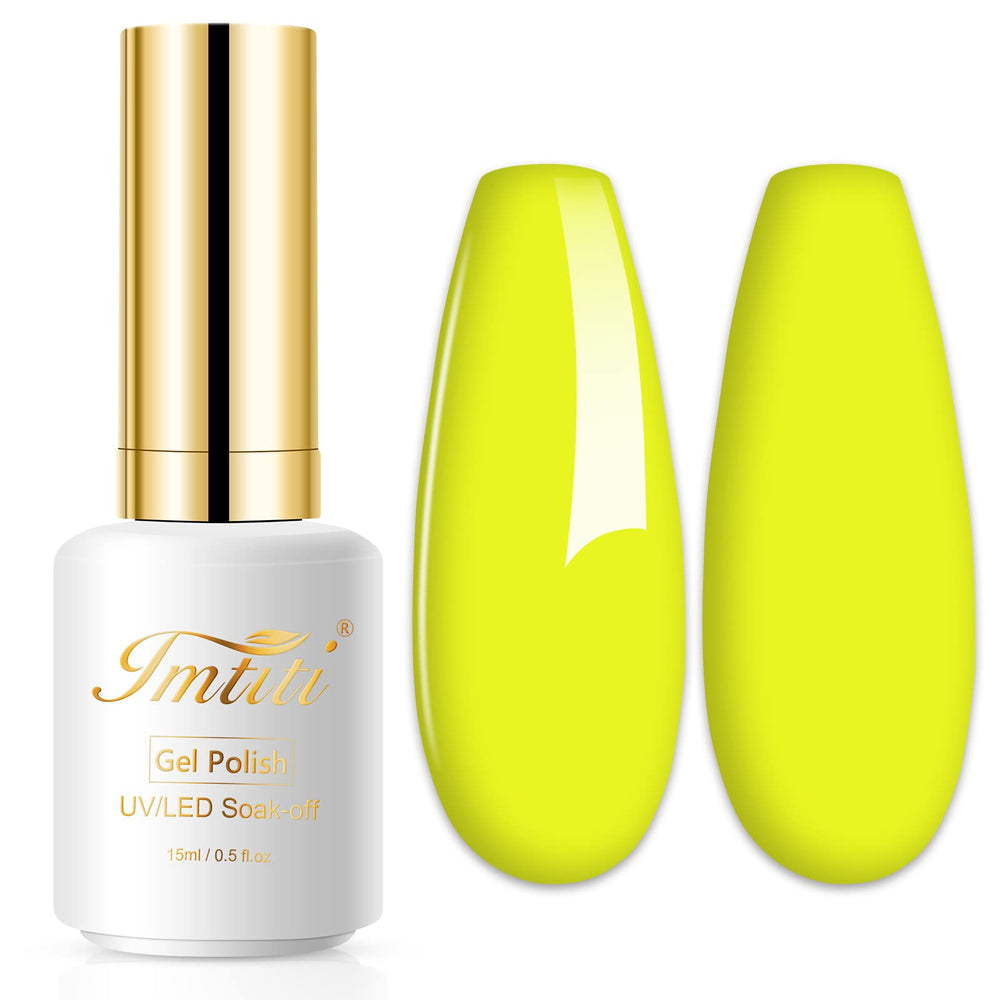 Imtiti neon yellow front bottle showing bright shade and large capacity