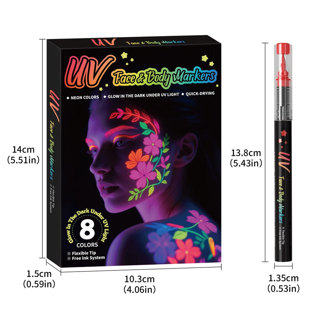 INAFKDPONR eight pen array displaying vibrant colors and fast-dry tips for bold looks