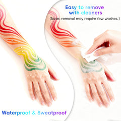 INAFKDPONR size comparison next to hand demonstrating compact, travel-friendly kit