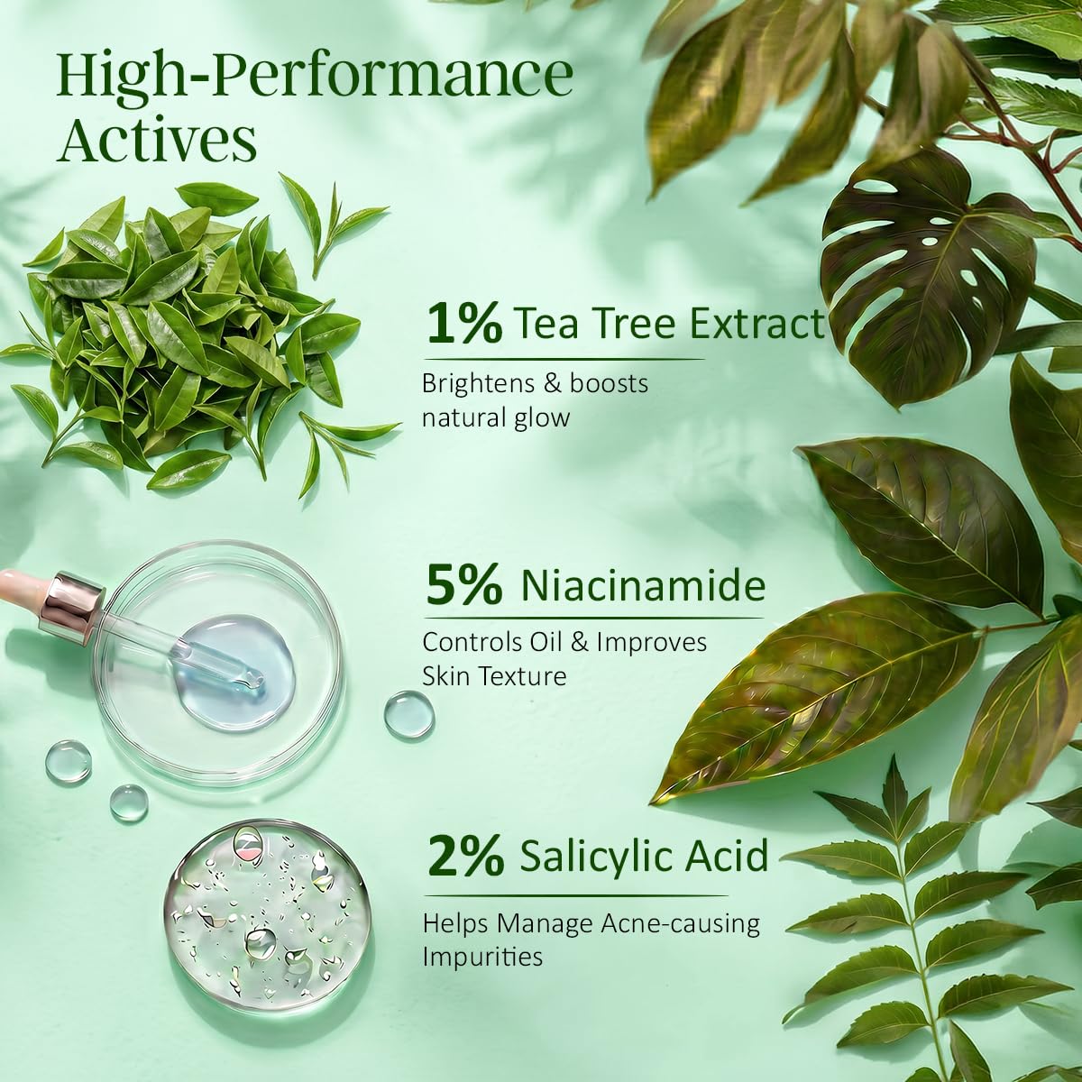 INDIAN SECRETS key ingredients neem tea tree and niacinamide for clarity