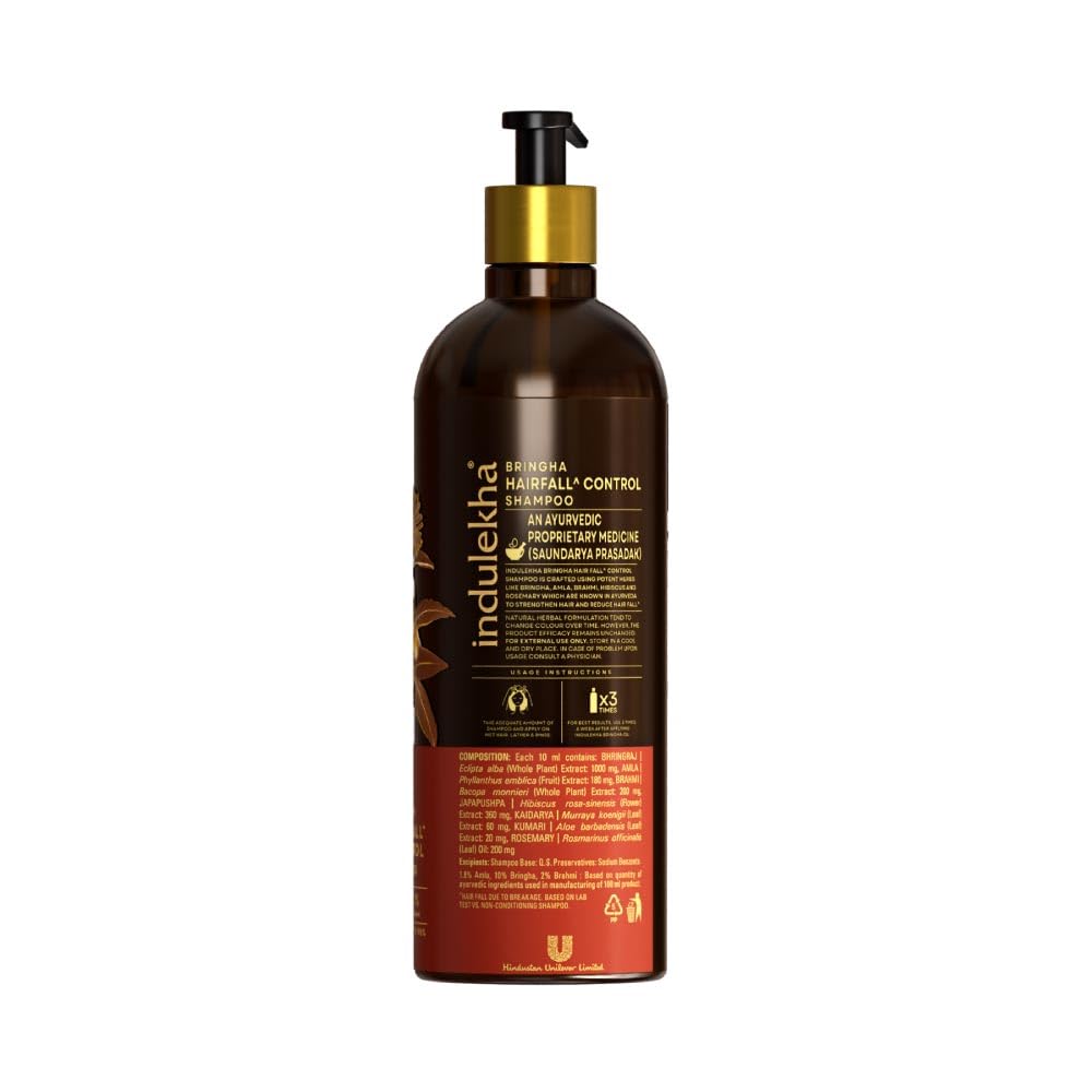 INDULEKHA bringha herb close-up highlighting botanical sourcing benefit