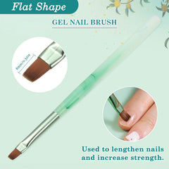 INENK brushes capped for safe storage preserving bristle shape and portability