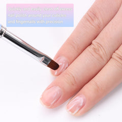 INENK close-up of synthetic bristle texture for precise polish removal