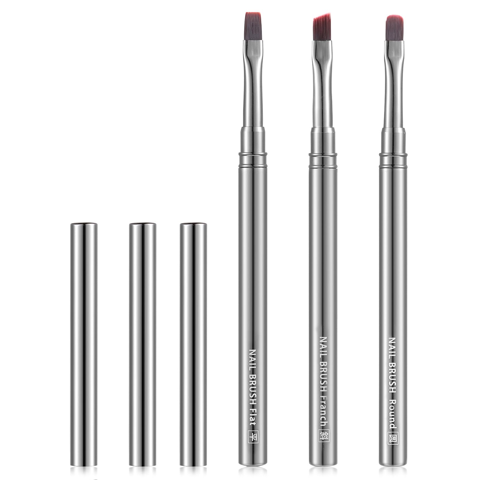 INENK front view showing both brushes and packaging, professional look