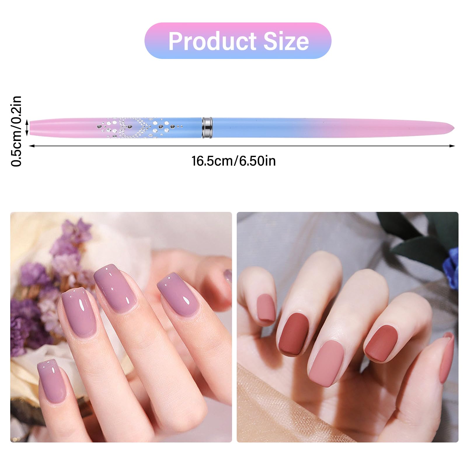 INENK brushes on manicure table showing salon-ready convenience