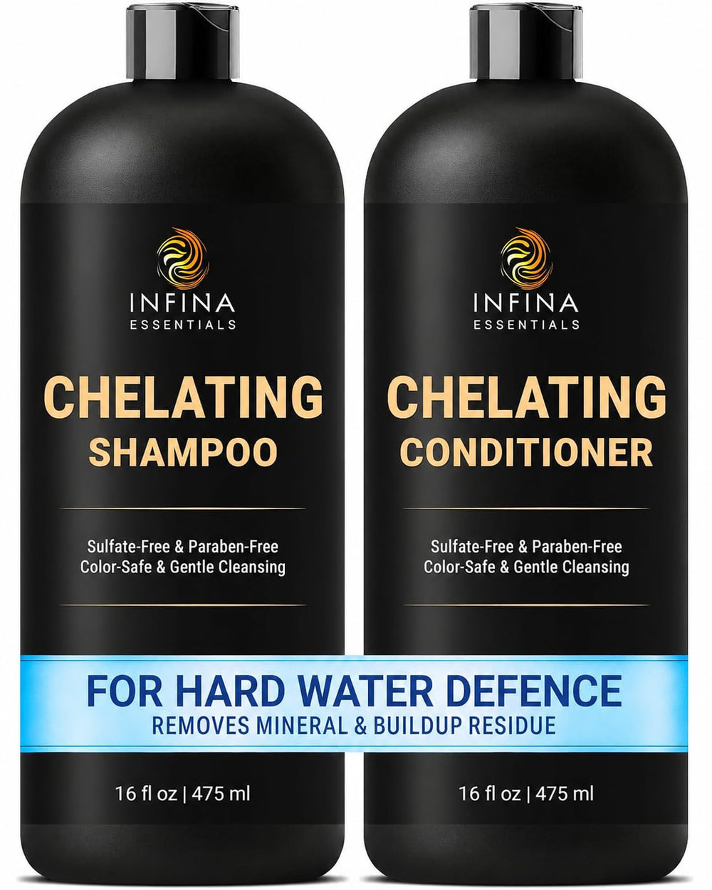 INFINA ESSENTIALS front packaging 16oz showing detox benefits