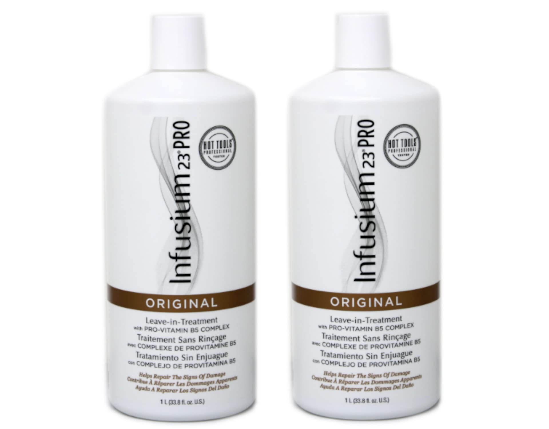 INFUSIUM 23 front packaging showing label and two 33.8 oz bottles, convenient value