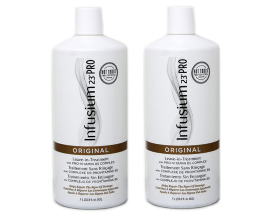 INFUSIUM 23 front packaging showing label and two 33.8 oz bottles, convenient value