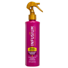 Infusium bottle front packaging shows label and size, promoting protective benefits