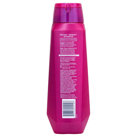 Infusium close-up of shampoo texture showing collagen-peptide hydration for stronger strands