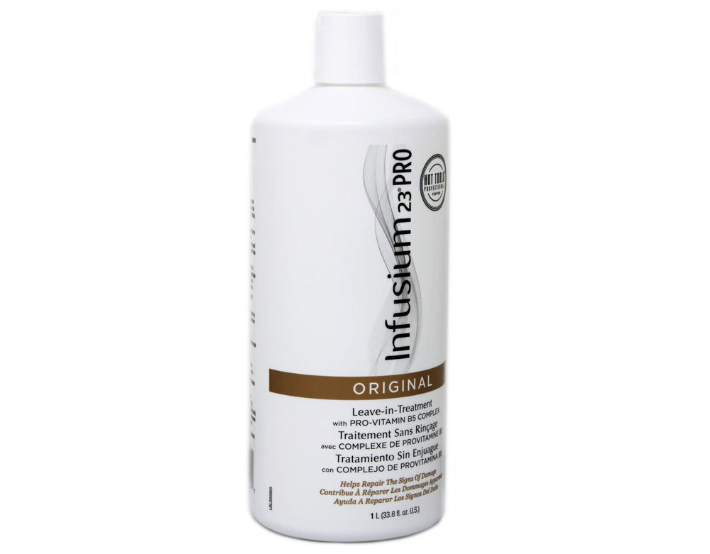 INFUSIUM 23 close-up of treatment texture on hand showing lightweight slip and shine