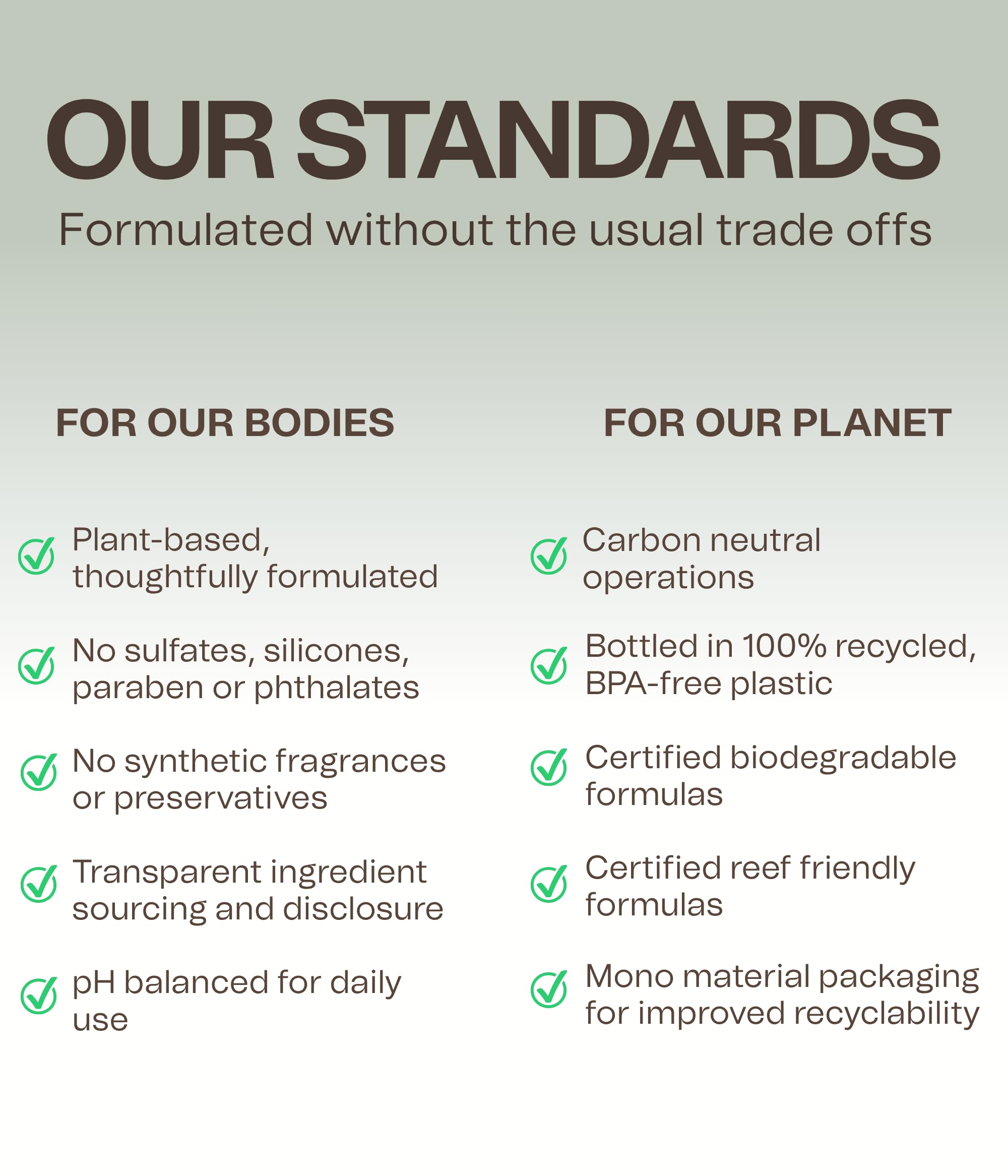 Ingreendients recycled bottle with recyclable icon emphasizing sustainability
