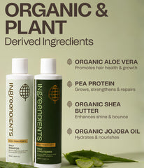 Ingreendients shampoo lather texture demonstrating rich foam benefit