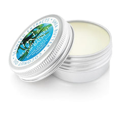 Inis Sea Nutrient Lip Balm front tin showing compact aluminium packaging and brand