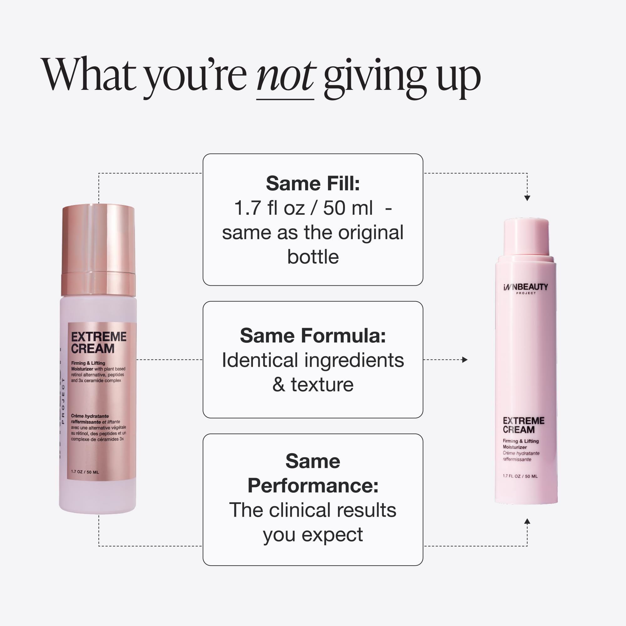 Innbeauty Project jar in bathroom routine setting showing daily application benefit