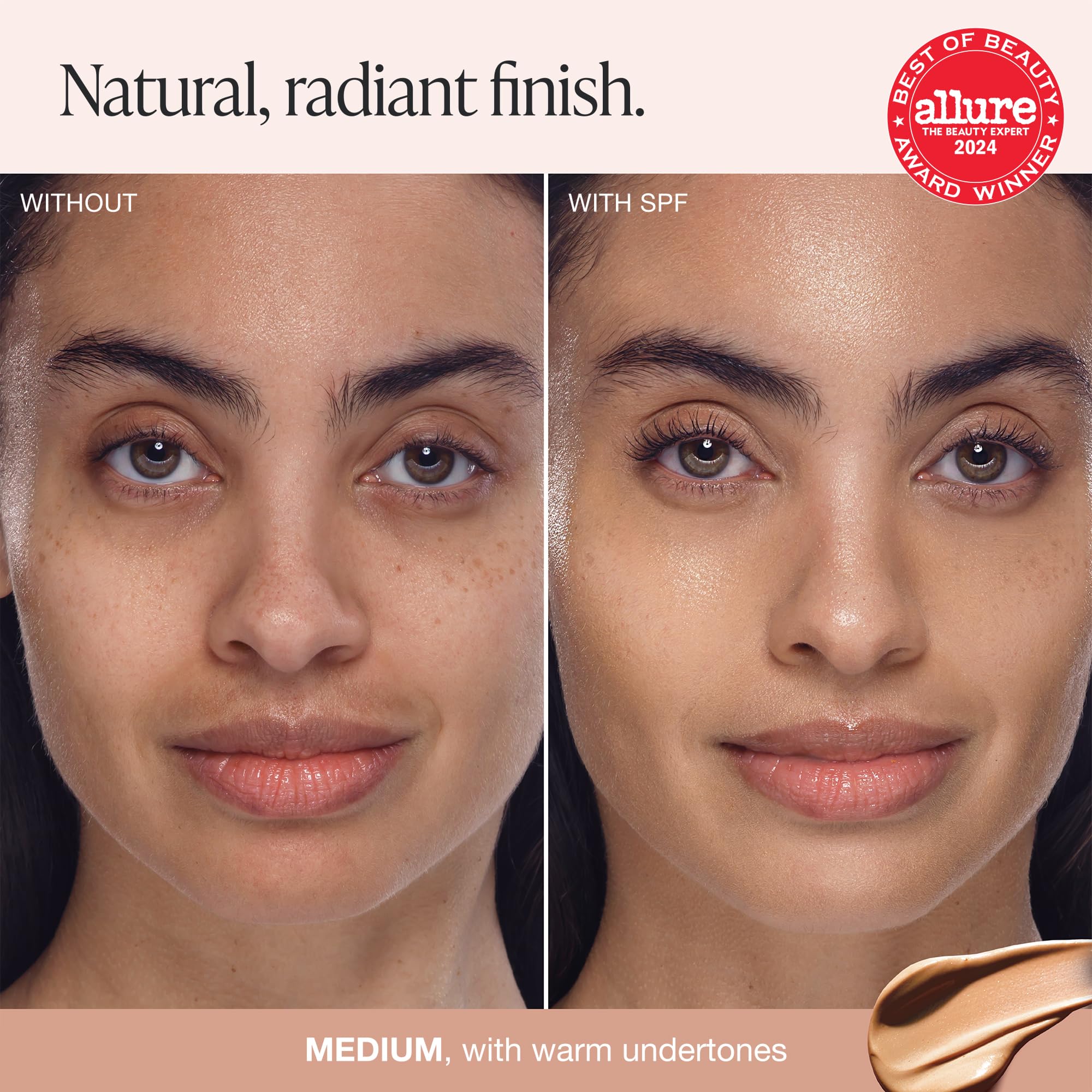 Innbeauty Project ingredient label closeup highlighting peptide and SPF details
