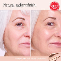 INNBEAUTY Project label closeup highlighting peptides and vitamin C