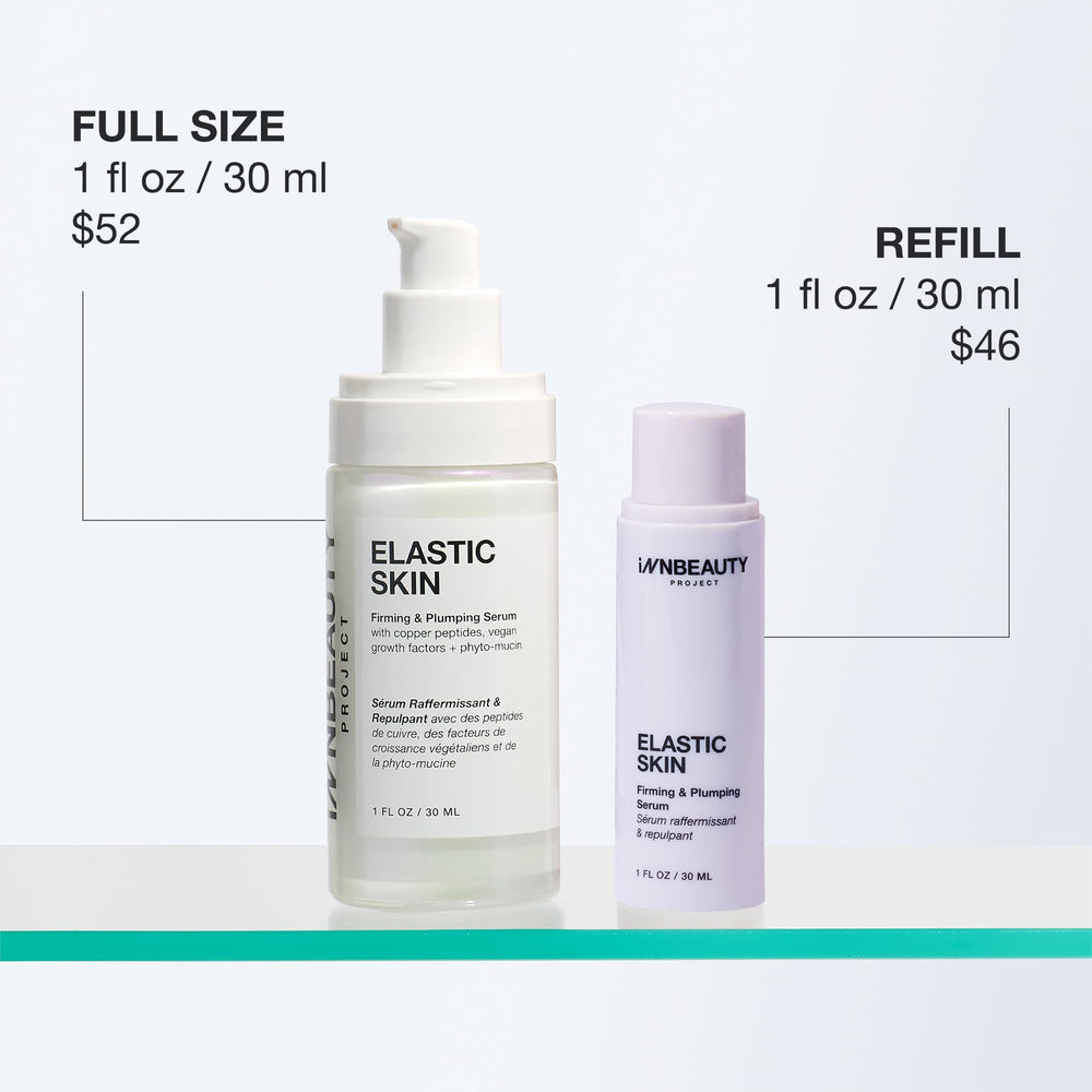 Innbeauty Project close-up of ingredient listing highlighting peptides and vegan growth factors