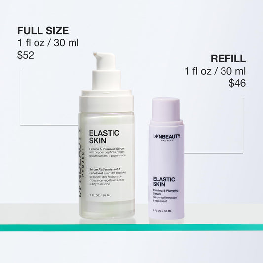 Innbeauty Project close-up of ingredient listing highlighting peptides and vegan growth factors