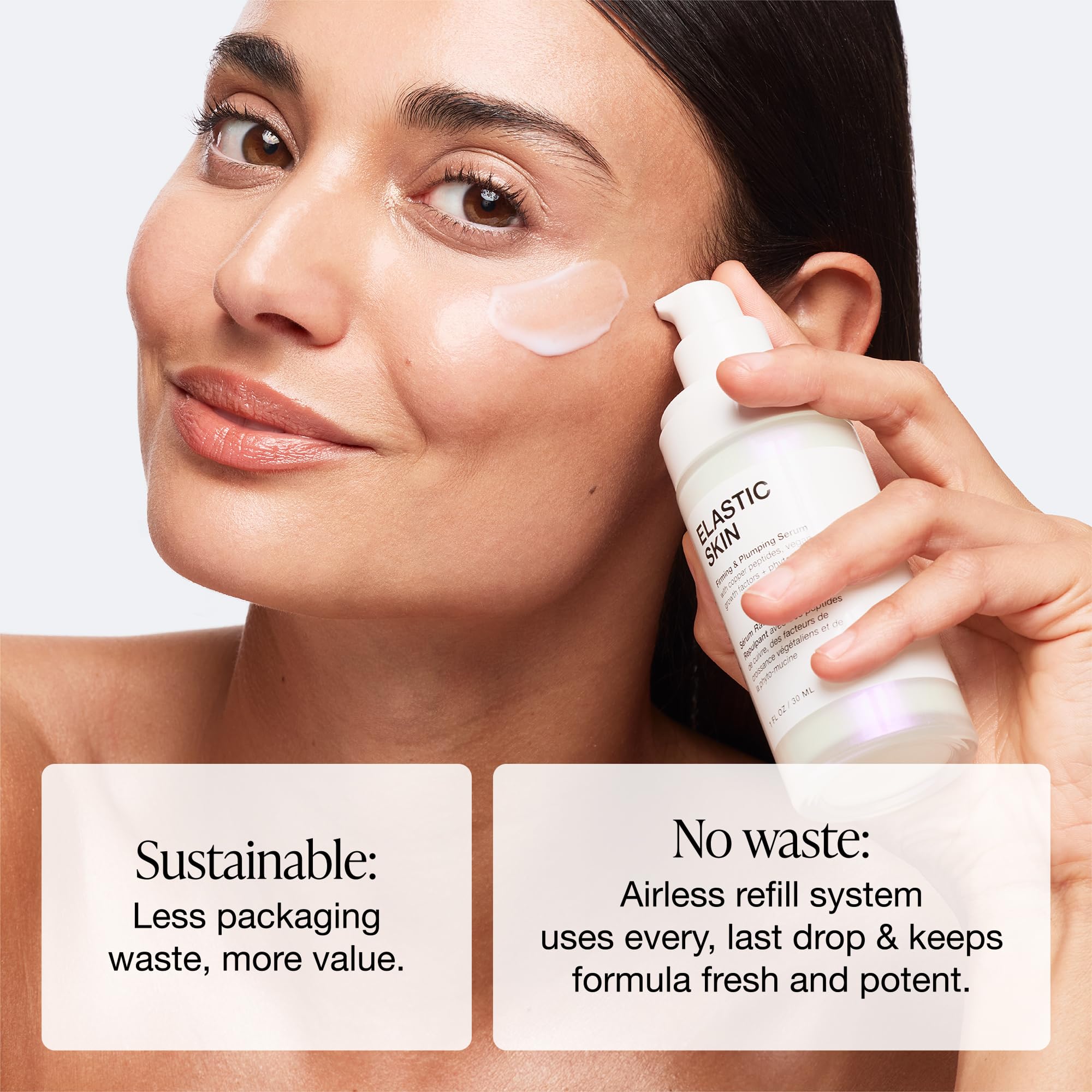 Innbeauty Project refill pod installed in compatible bottle showing ease of replacement