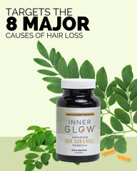 Inner Glow nutrition facts label view showing full-spectrum nutrients benefit