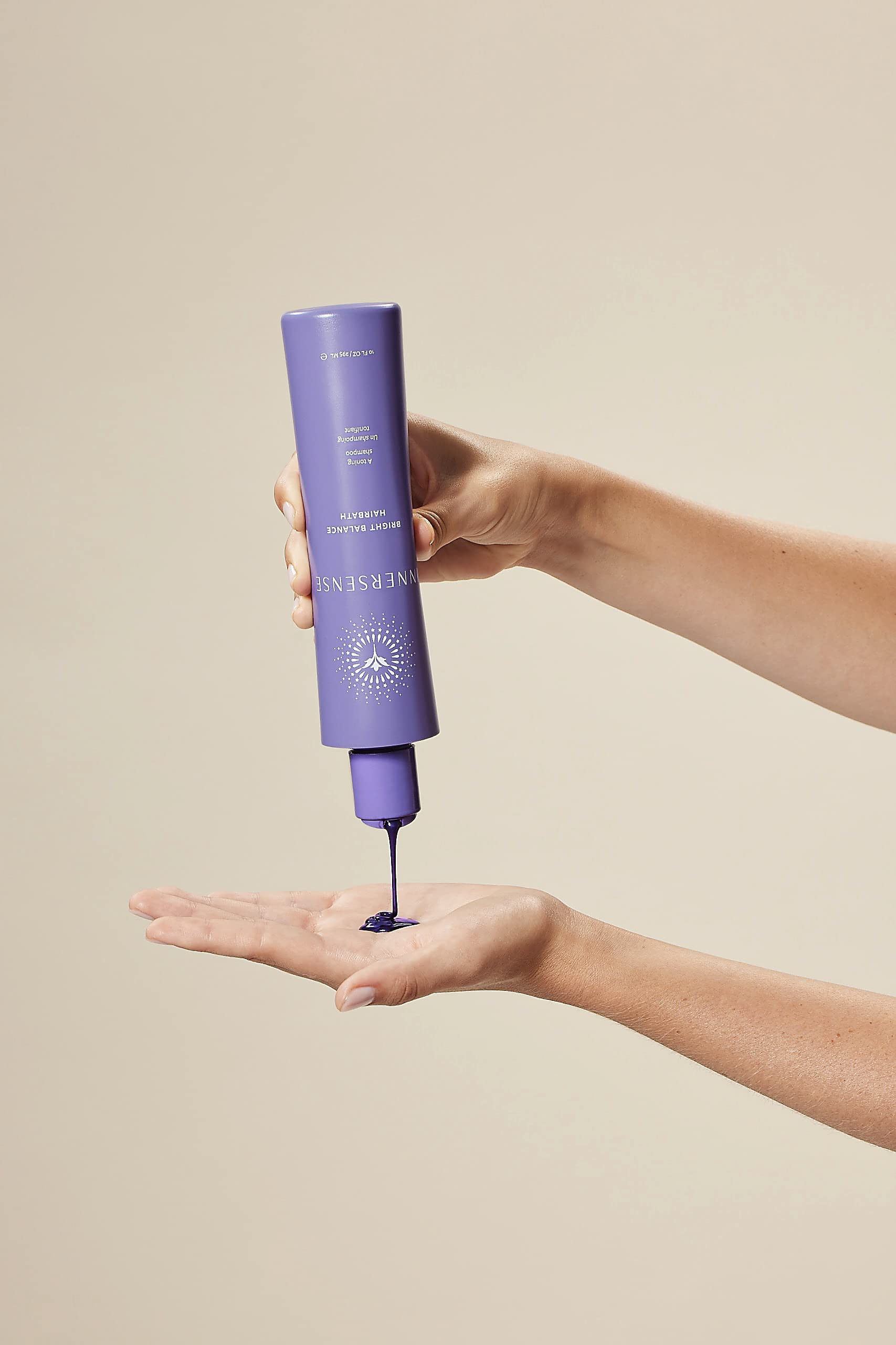 INNERSENSE bottles styled in bathroom promoting clean-beauty lifestyle benefit