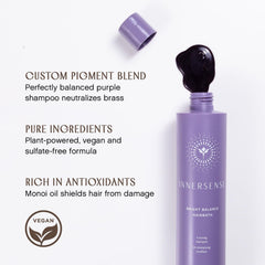 INNERSENSE bottle in hand showing 10 fl oz size and easy dispensing