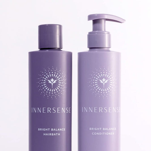 INNERSENSE purple shampoo pump dispensing tone-preserving texture