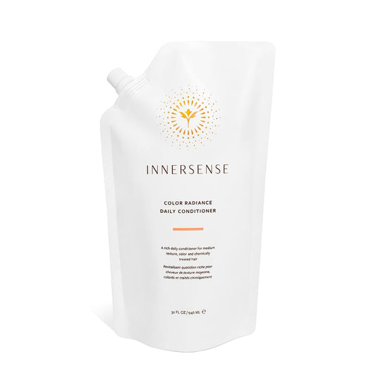 INNERSENSE refill pouch front view showing product branding and size benefits