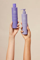 INNERSENSE conditioner applied to mid-lengths providing detangling benefit