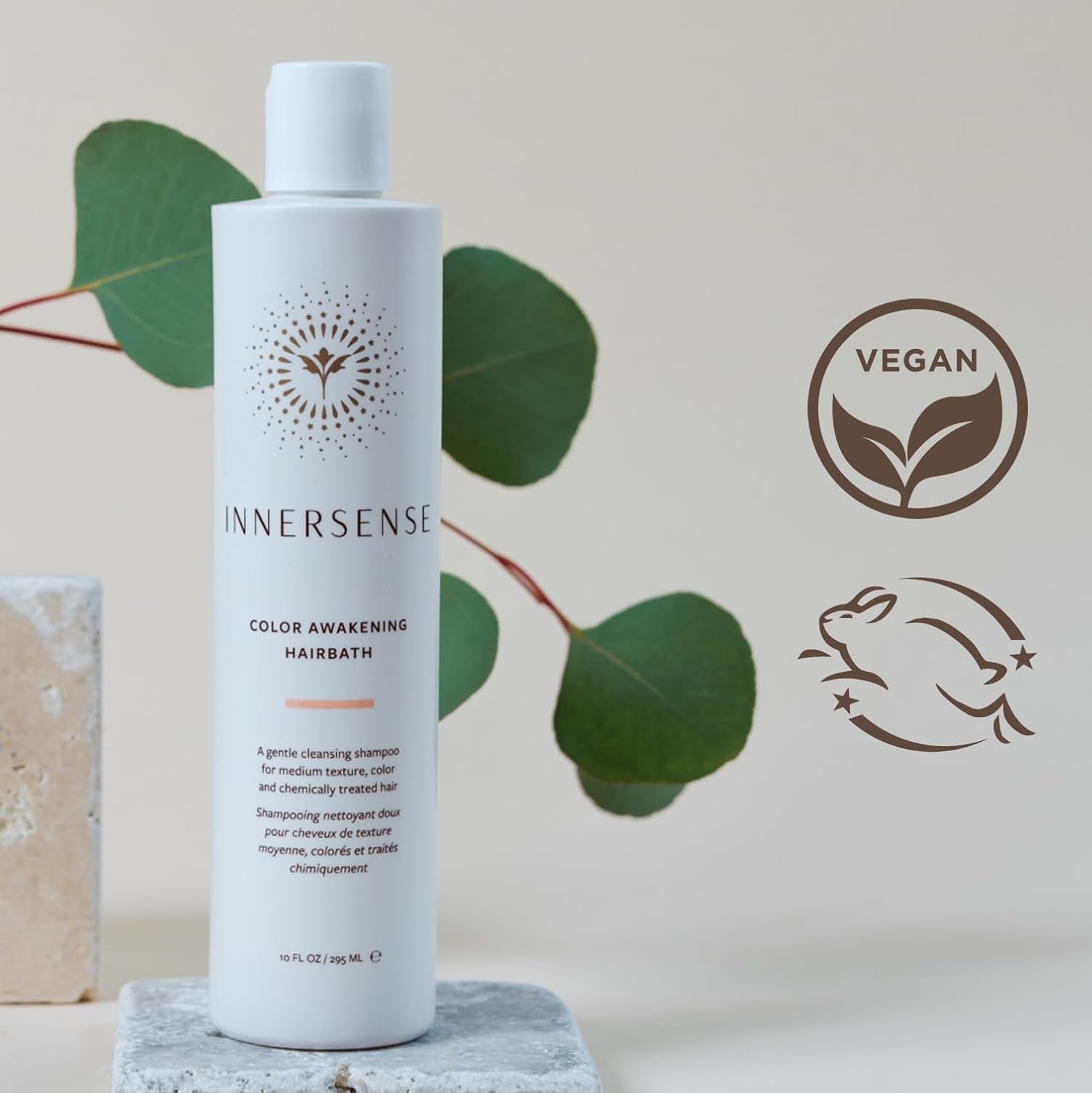 INNERSENSE conditioner texture close-up showing nourishing cream