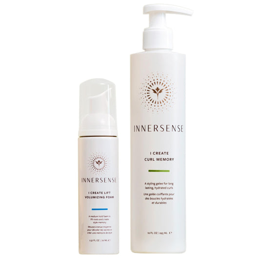 INNERSENSE front packaging showing both products and clean styling benefit