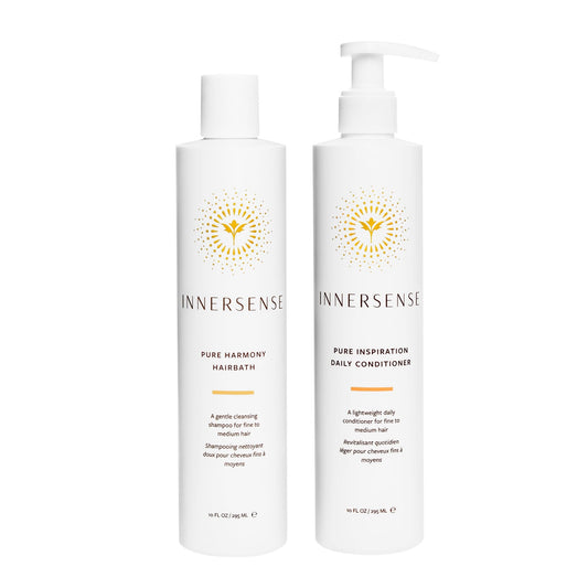 INNERSENSE duo front packaging showing both 10 fl oz bottles and clean branding for shelf appeal