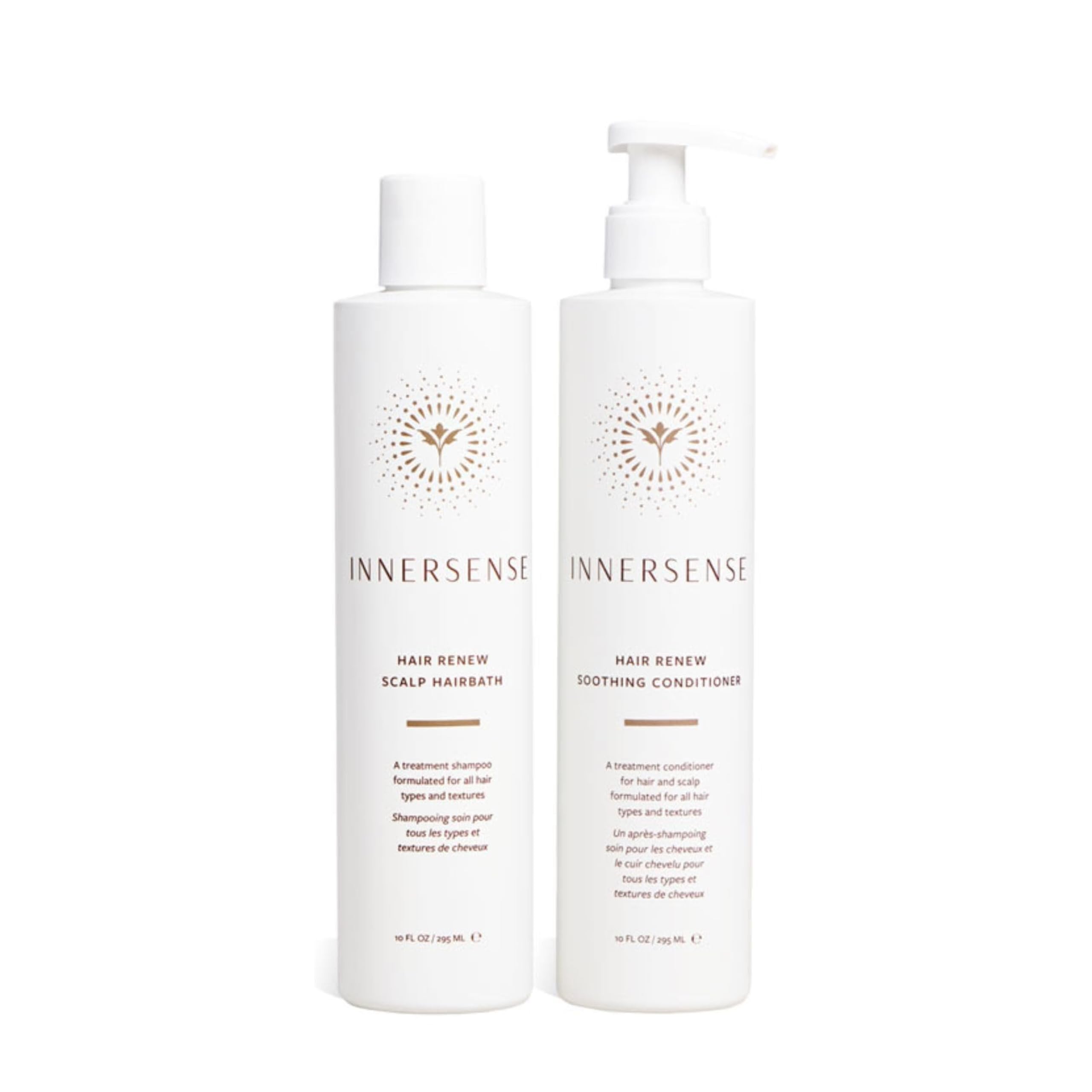 INNERSENSE front packaging showing duo and clean ingredients benefit