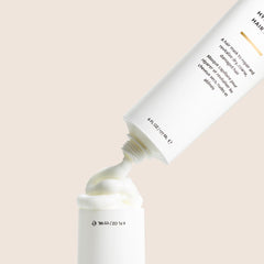 INNERSENSE hydrating mask on bathroom shelf in lifestyle scene promoting self-care