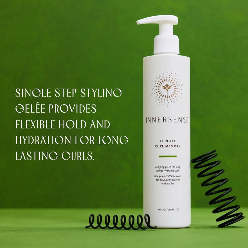 INNERSENSE curl memory gelée close-up texture demonstrating defining benefit